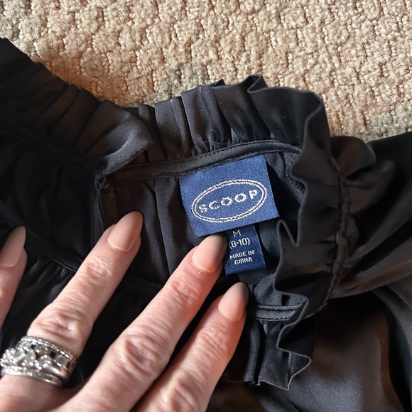 SCOOP satin mini dress - Picture 3 of 3